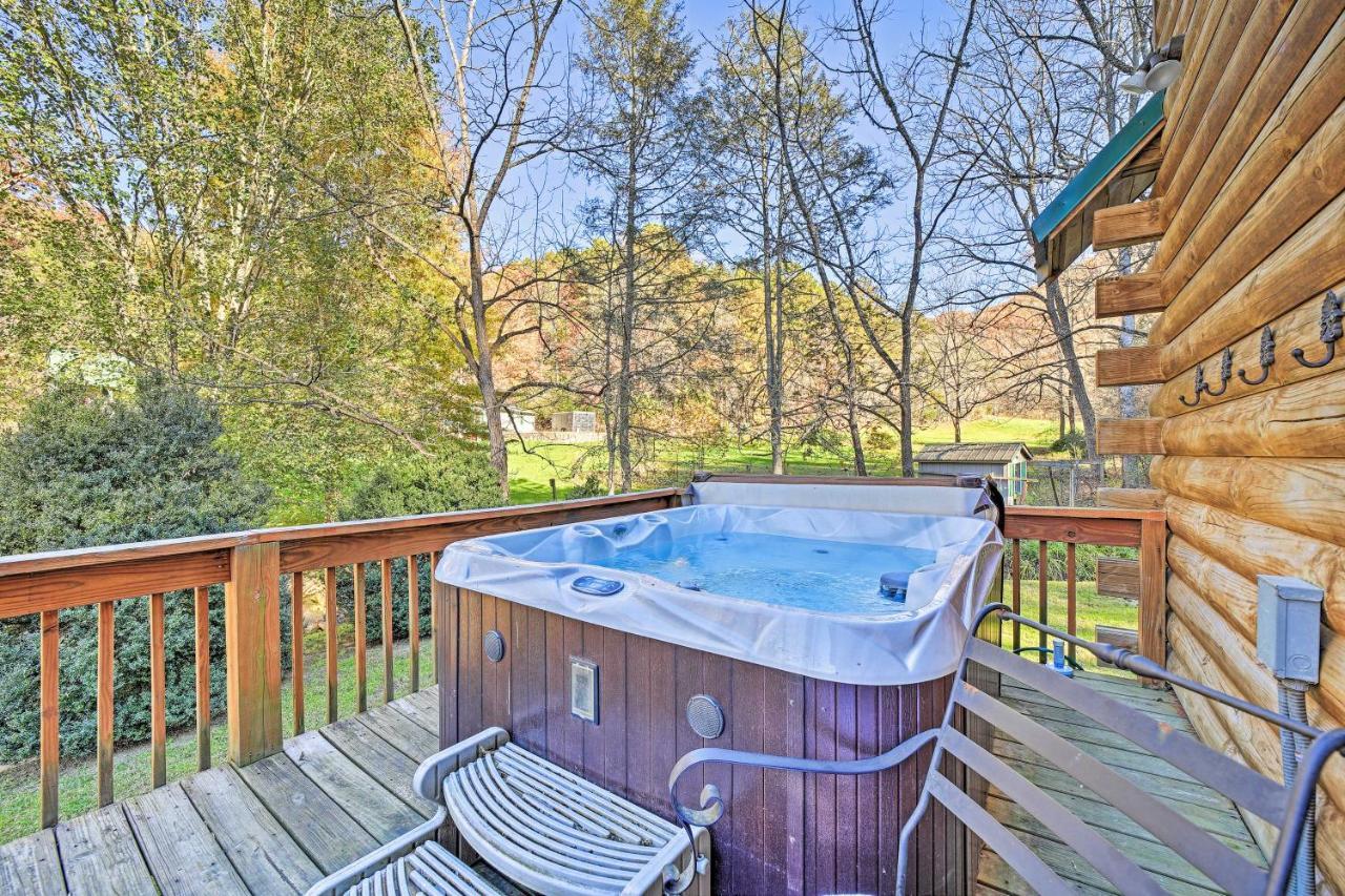 Creekside Bryson City Cabin With Private Hot Tub Βίλα Εξωτερικό φωτογραφία