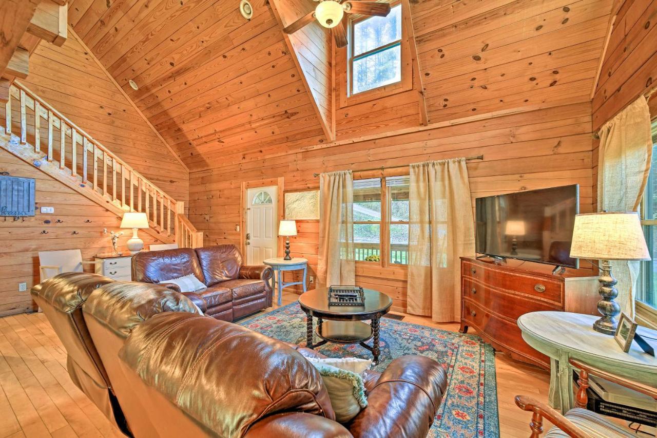 Creekside Bryson City Cabin With Private Hot Tub Βίλα Εξωτερικό φωτογραφία