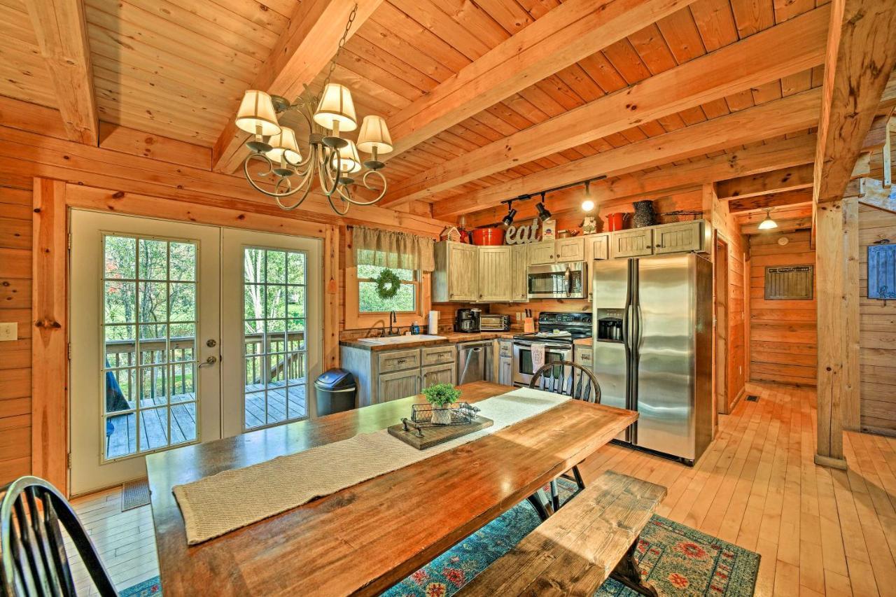 Creekside Bryson City Cabin With Private Hot Tub Βίλα Εξωτερικό φωτογραφία