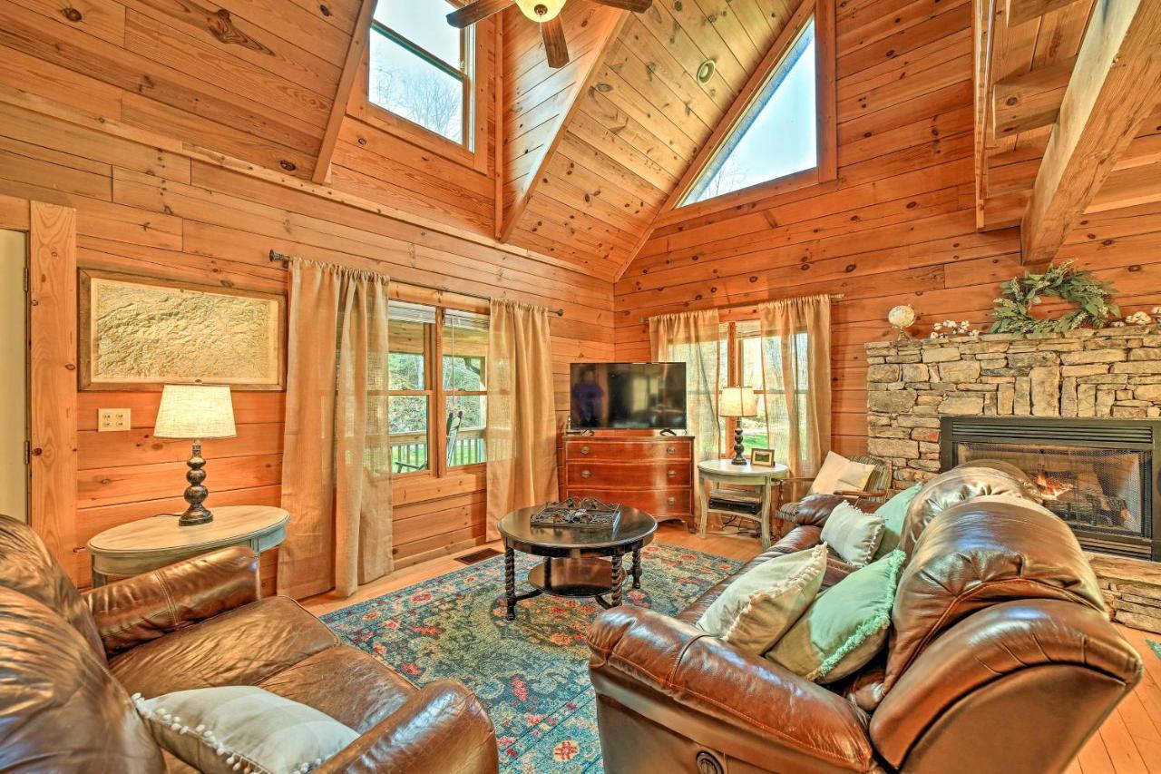 Creekside Bryson City Cabin With Private Hot Tub Βίλα Εξωτερικό φωτογραφία