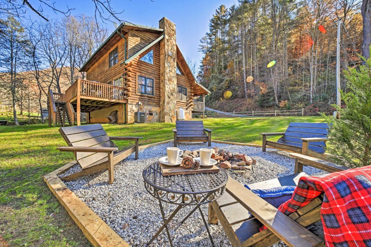 Creekside Bryson City Cabin With Private Hot Tub Βίλα Εξωτερικό φωτογραφία