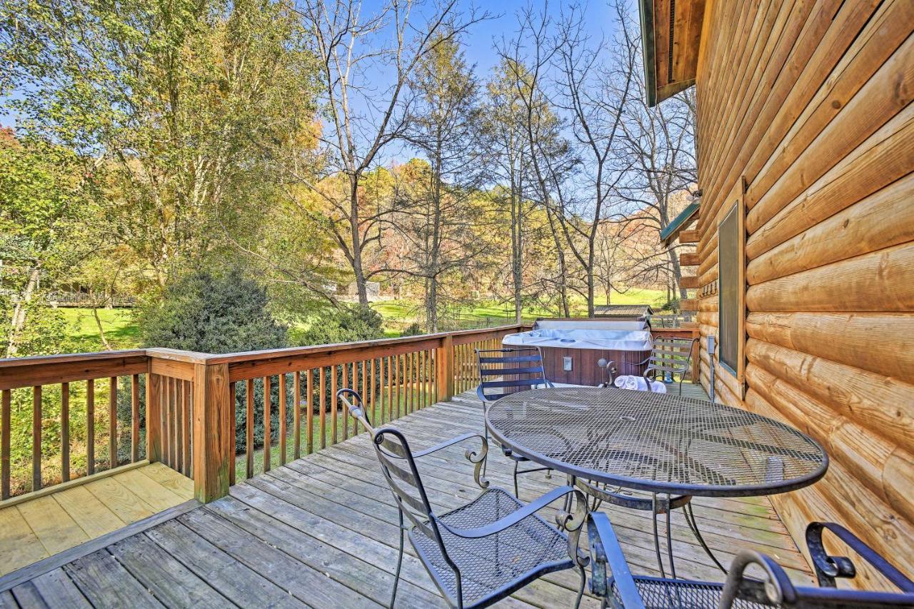 Creekside Bryson City Cabin With Private Hot Tub Βίλα Εξωτερικό φωτογραφία